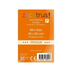 Fundas Zacatrus Mini Asia Premium (43 mm X 65 mm) (55 uds) de Zacatrus en Fundas | La Cueva Roja