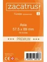 Fundas Zacatrus Asia Premium (57,5 mm x 89 mm) (55 uds) de Zacatrus en Fundas | La Cueva Roja