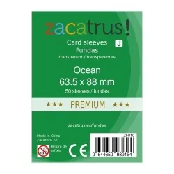 Fundas Zacatrus Ocean premium (standard: 63.5 mm X 88 mm) (55 uds) de Zacatrus en Fundas | La Cueva Roja