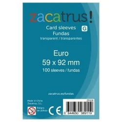 Fundas Zacatrus Euro (59 mm X 92 mm) (55 uds) de Zacatrus en Fundas | La Cueva Roja