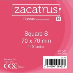 Fundas Zacatrus Square S (Cuadrada Pequeña) (110 unidades) de Zacatrus en Fundas | La Cueva Roja
