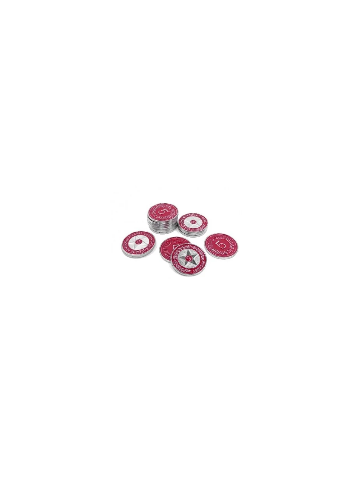 Scythe: Metal Promos Red Coins $5 de Maldito Games en Otros | La Cueva Roja