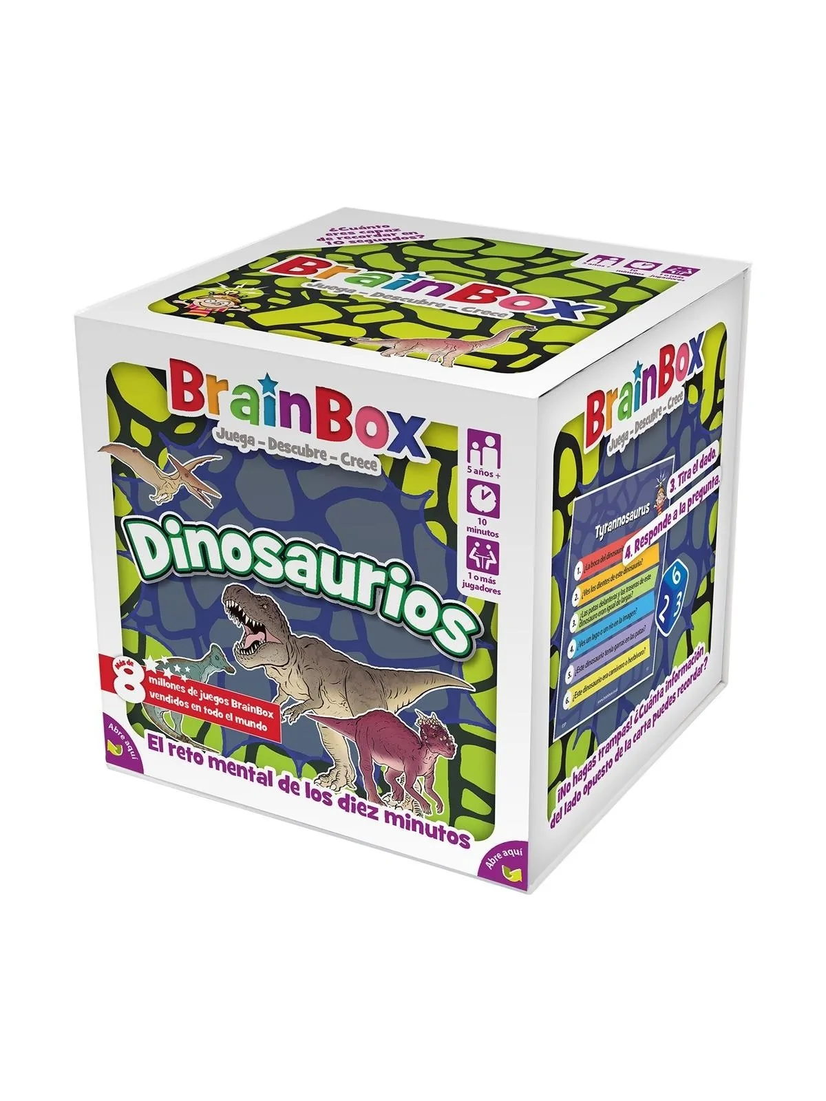 BrainBox Dinosaurios de Green Board Games en Juegos de Cartas | La Cueva Roja