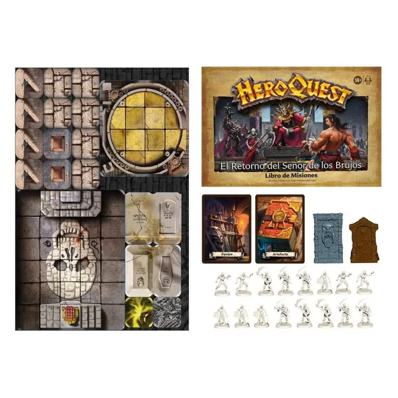 HeroQuest: El Retorno del Señor de los Brujos de Hasbro en Juegos de Tablero | La Cueva Roja