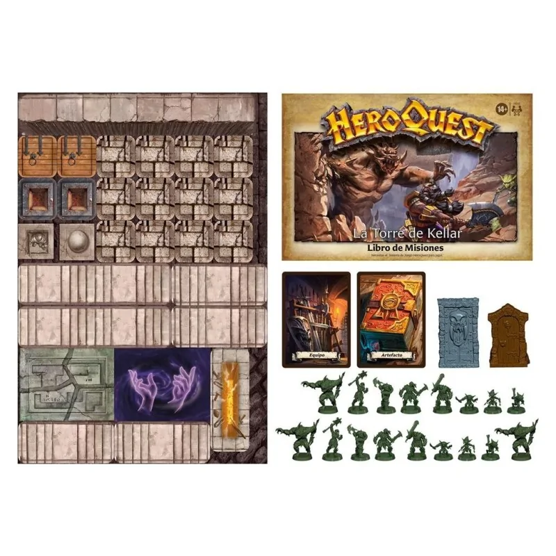 HeroQuest: La Torre de Kellar de Hasbro en Juegos de Tablero | La Cueva Roja