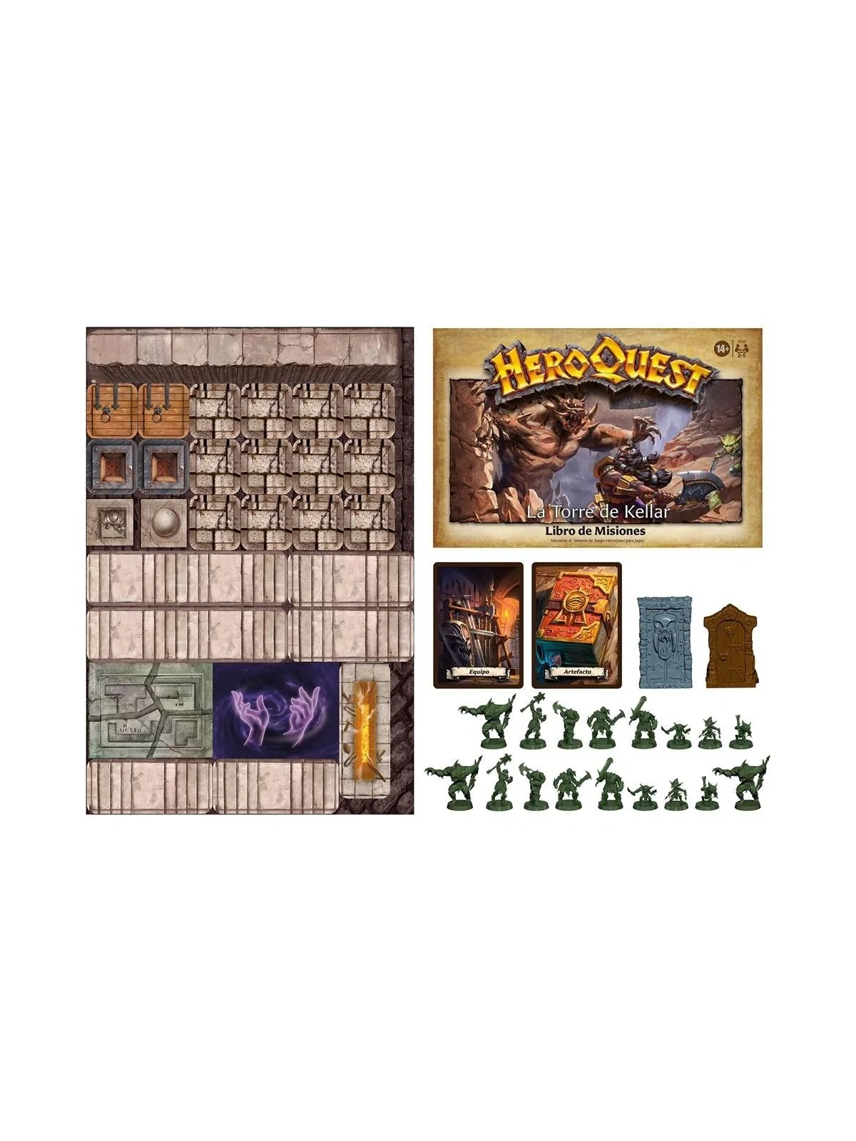 HeroQuest: La Torre de Kellar de Hasbro en Juegos de Tablero | La Cueva Roja