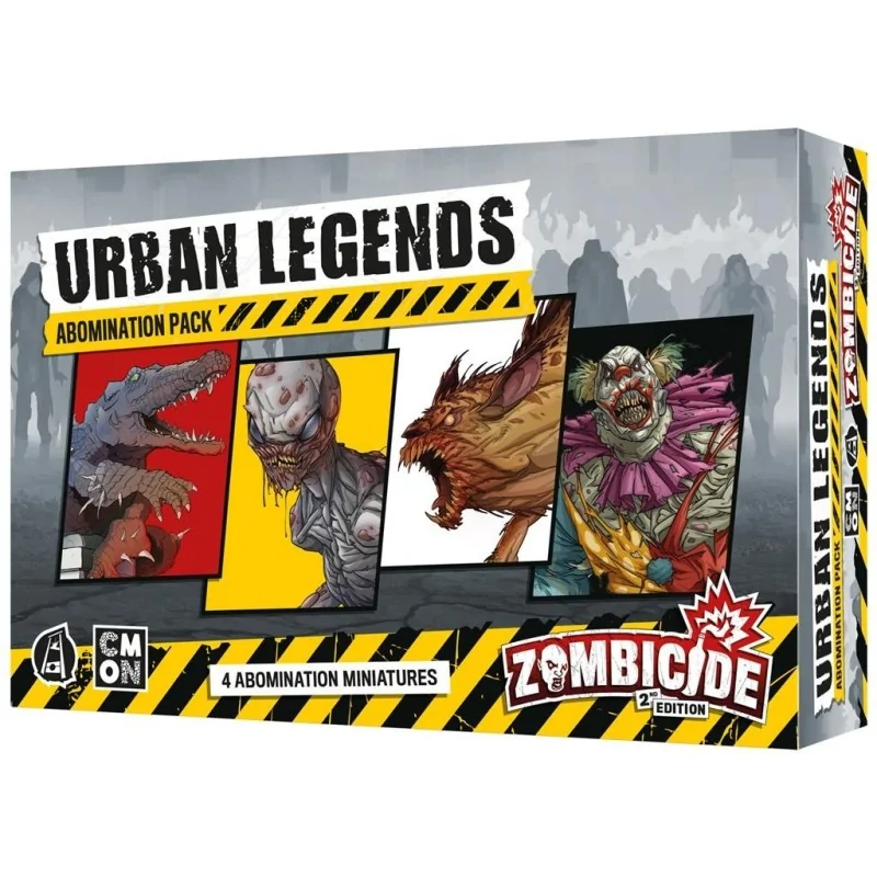 Zombicide Segunda Edición: Urban Legends de CMON en Juegos de Tablero | La Cueva Roja