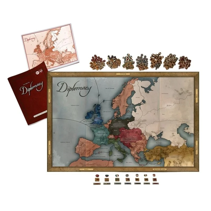 Diplomacy de Hasbro en Juegos de Tablero | La Cueva Roja