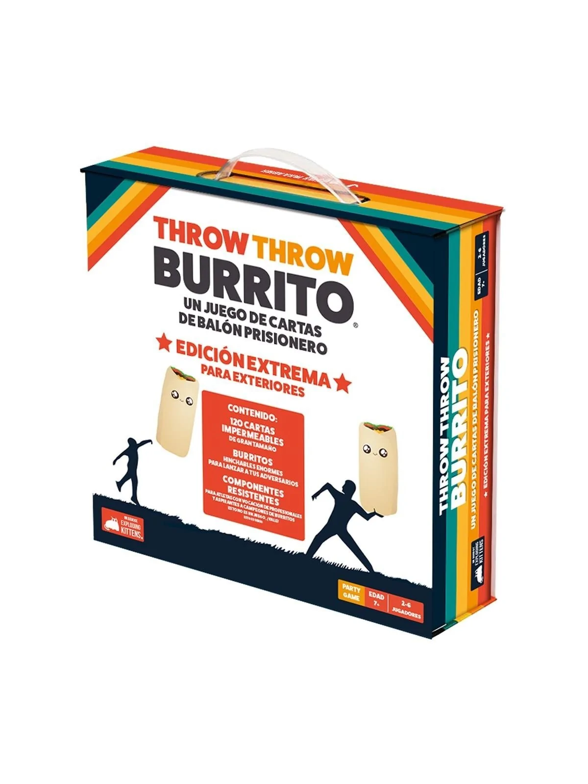 Throw Throw Burrito Ed. Extrema para Exteriores de Exploding Kittens en Juegos de Tablero | La Cueva Roja