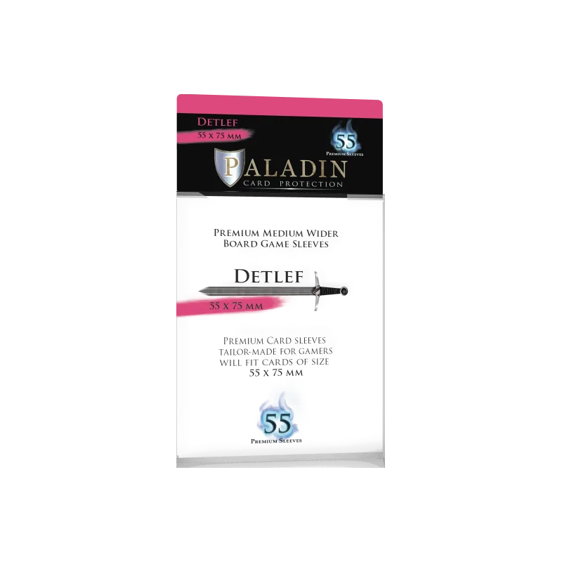 [Ref:31] Fundas Paladin Detlef (Pack of 55) (55×75mm) de  en Fundas | La Cueva Roja