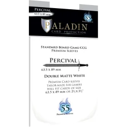 [Ref:25] Fundas Paladin Percival White (Pack of 55) (63.5×89mm) de  en Fundas | La Cueva Roja