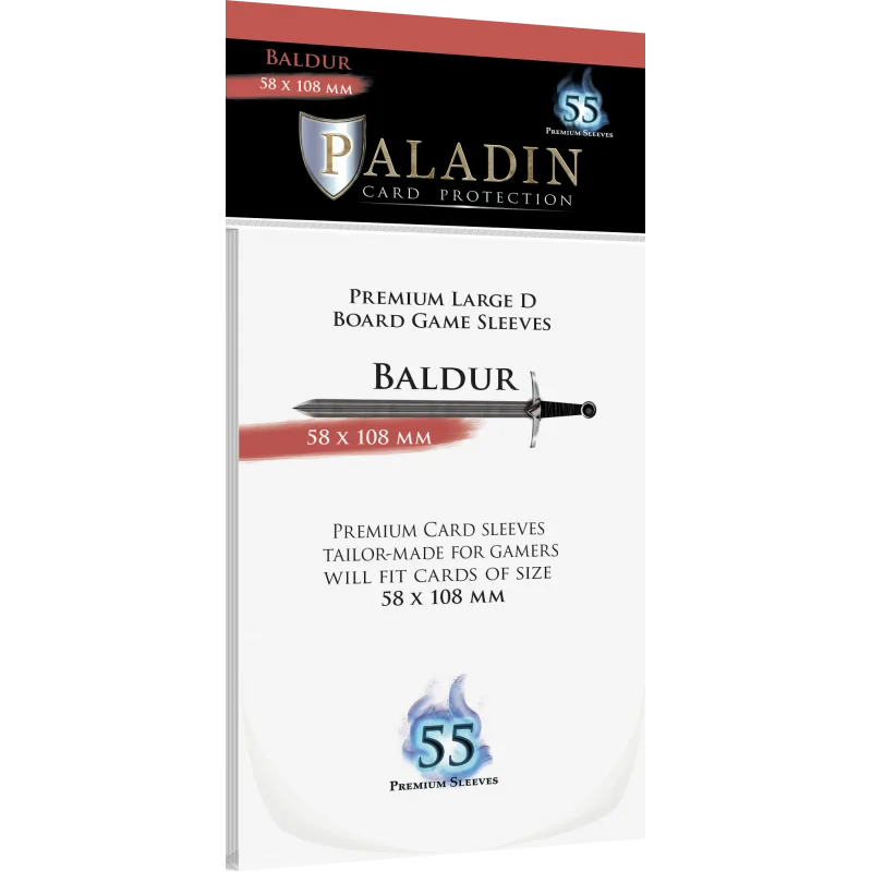 [Ref:13] Fundas Paladin Baldur (Pack of 55) (58×108mm) de  en Fundas | La Cueva Roja