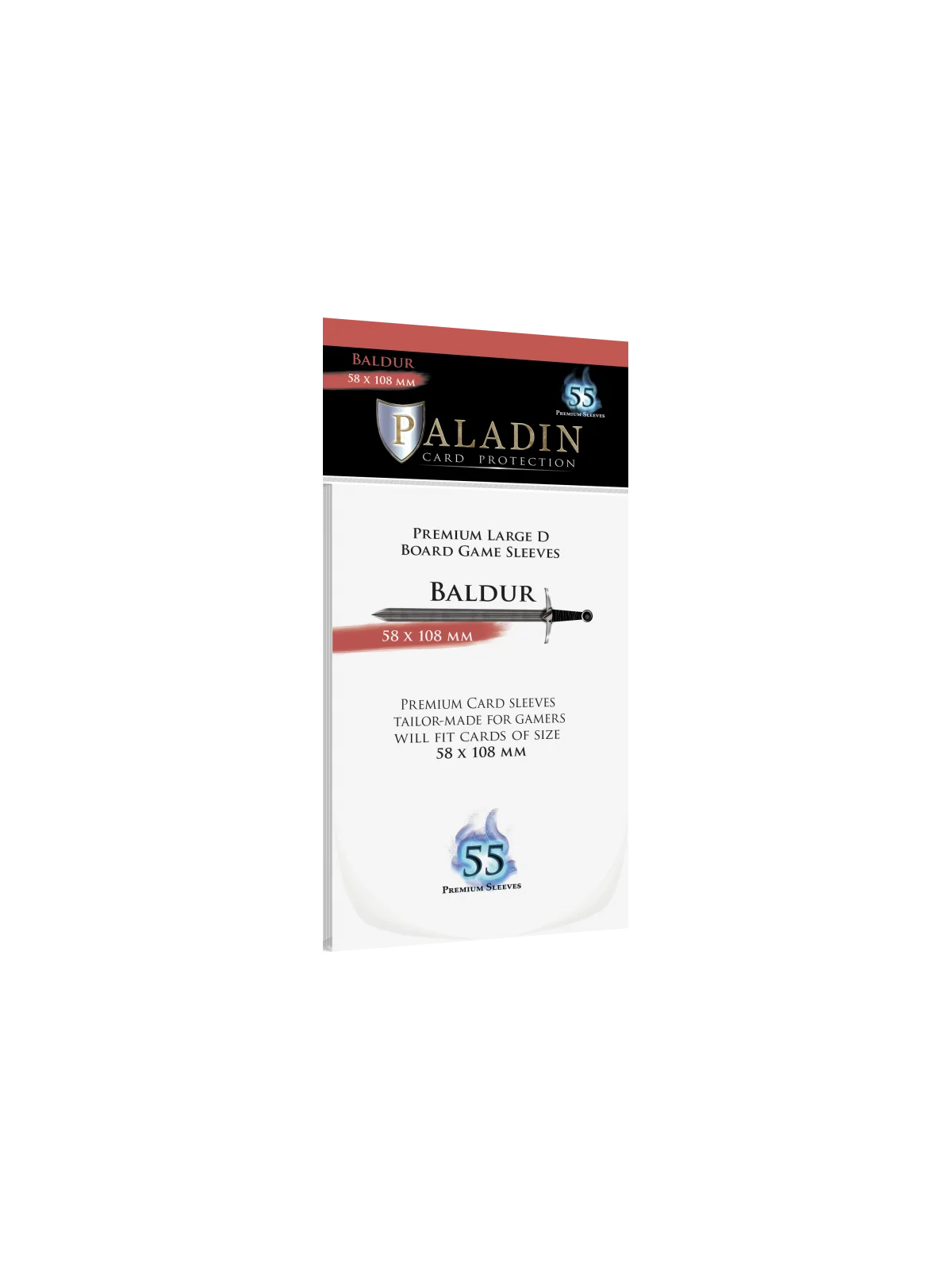 [Ref:13] Fundas Paladin Baldur (Pack of 55) (58×108mm) de  en Fundas | La Cueva Roja