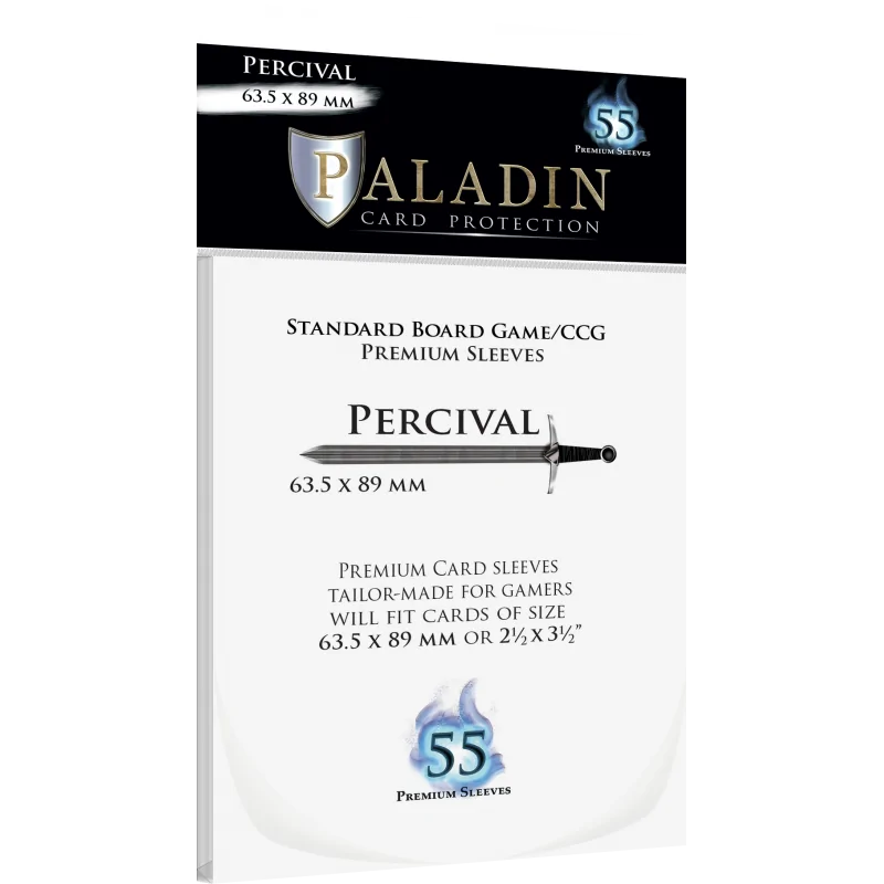 [Ref:01] Fundas Paladin Percival (Pack of 55) (63.5×89mm) de  en Fundas | La Cueva Roja
