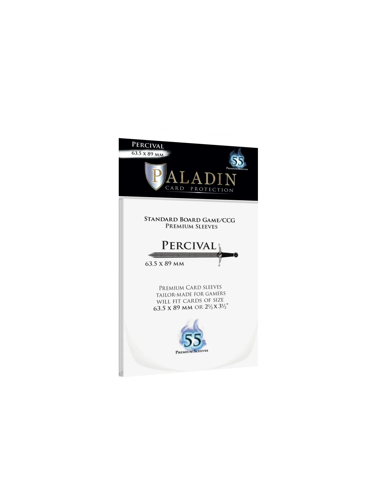 [Ref:01] Fundas Paladin Percival (Pack of 55) (63.5×89mm) de  en Fundas | La Cueva Roja