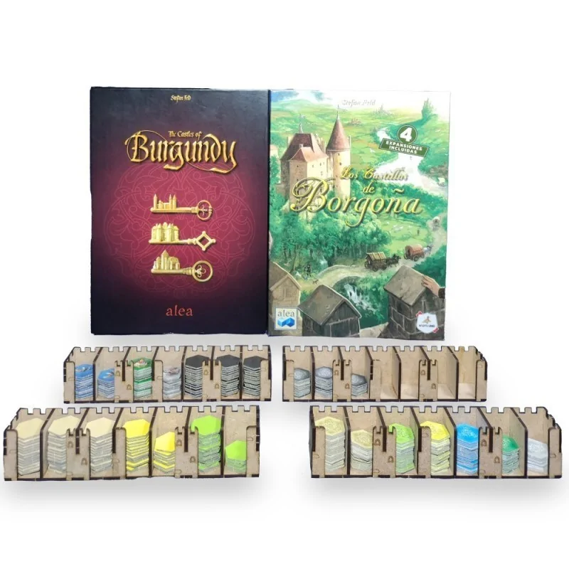 Inserto Compatible con Los Castillos de Borgoña (Edición Maldito Games o Edición 20 Aniversario) de WithOut Mess en Insertos | L