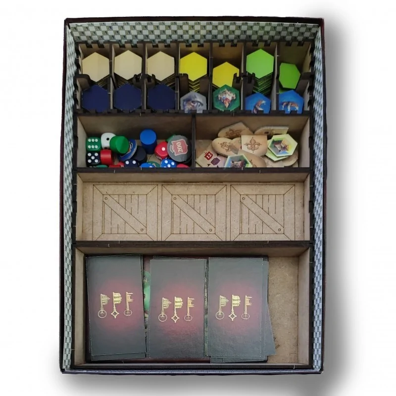 Inserto Compatible con Los Castillos de Borgoña (Edición Maldito Games o Edición 20 Aniversario) de WithOut Mess en Insertos | L