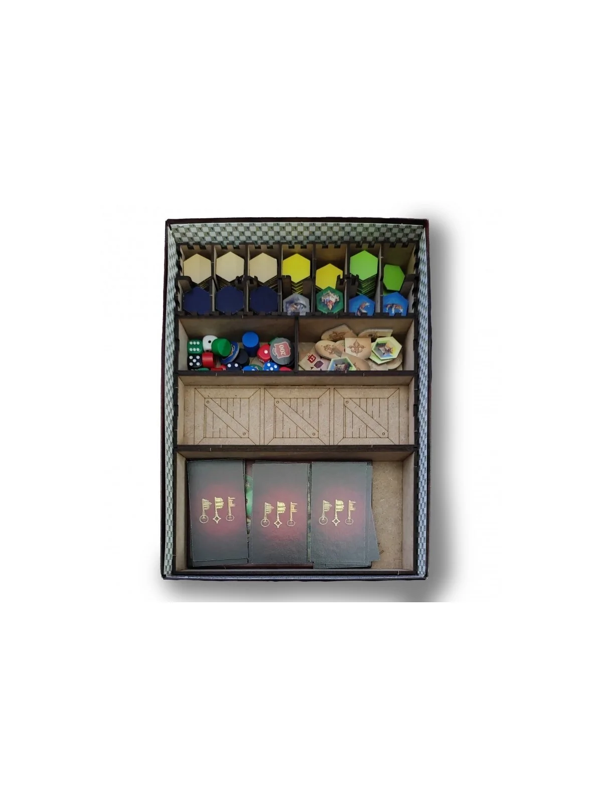 Inserto Compatible con Los Castillos de Borgoña (Edición Maldito Games o Edición 20 Aniversario) de WithOut Mess en Insertos | L