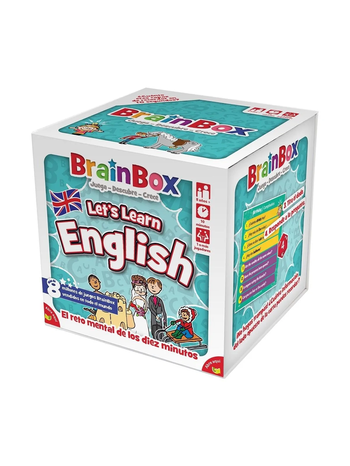 Brain Box: Lets Learn English de Green Board Games en Juegos de Cartas | La Cueva Roja