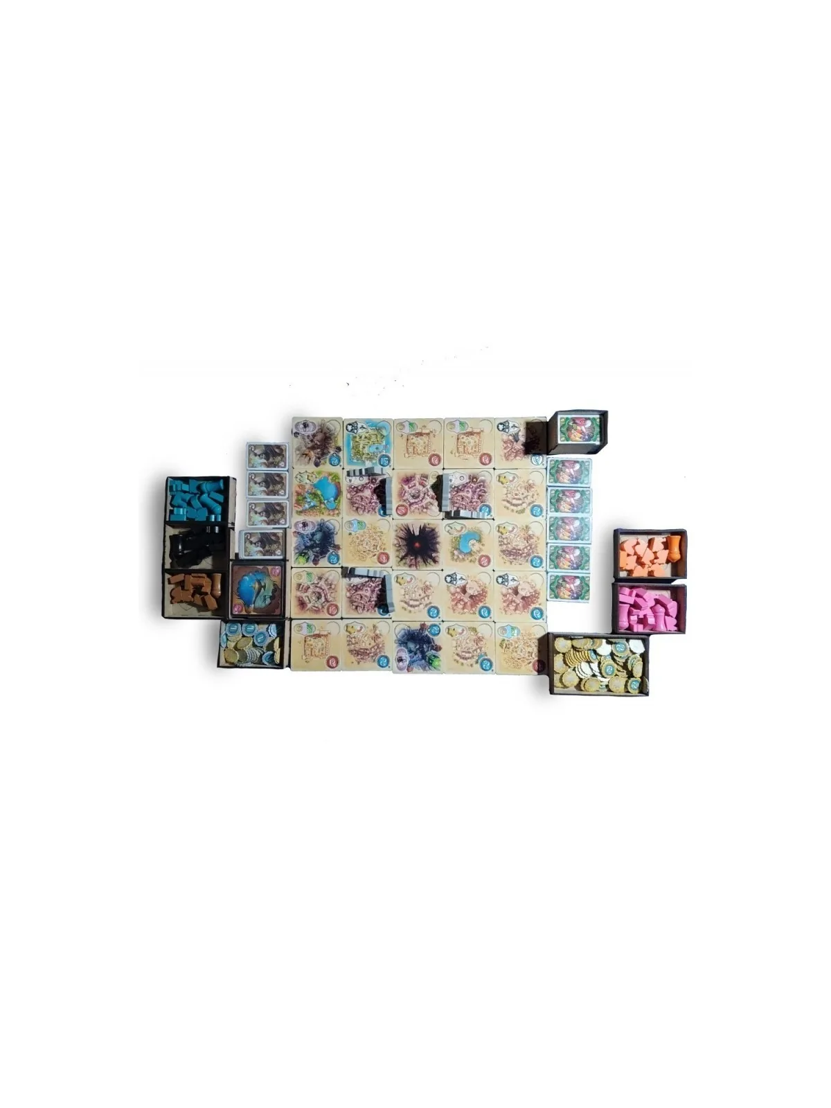 Inserto Compatible con Five Tribes (Base+Expansiones1y2) de WithOut Mess en Insertos | La Cueva Roja