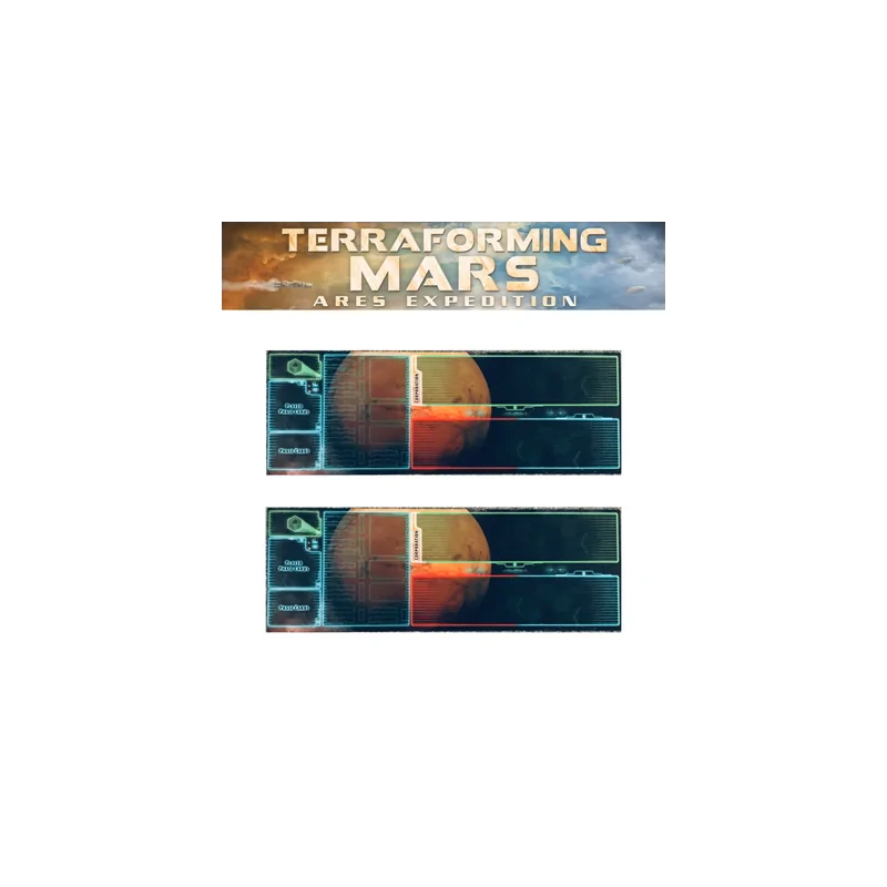 Tapete de Neopreno (2 unidades) - Expedición Ares - Terraforming Mars de Maldito Games en Tapetes | La Cueva Roja