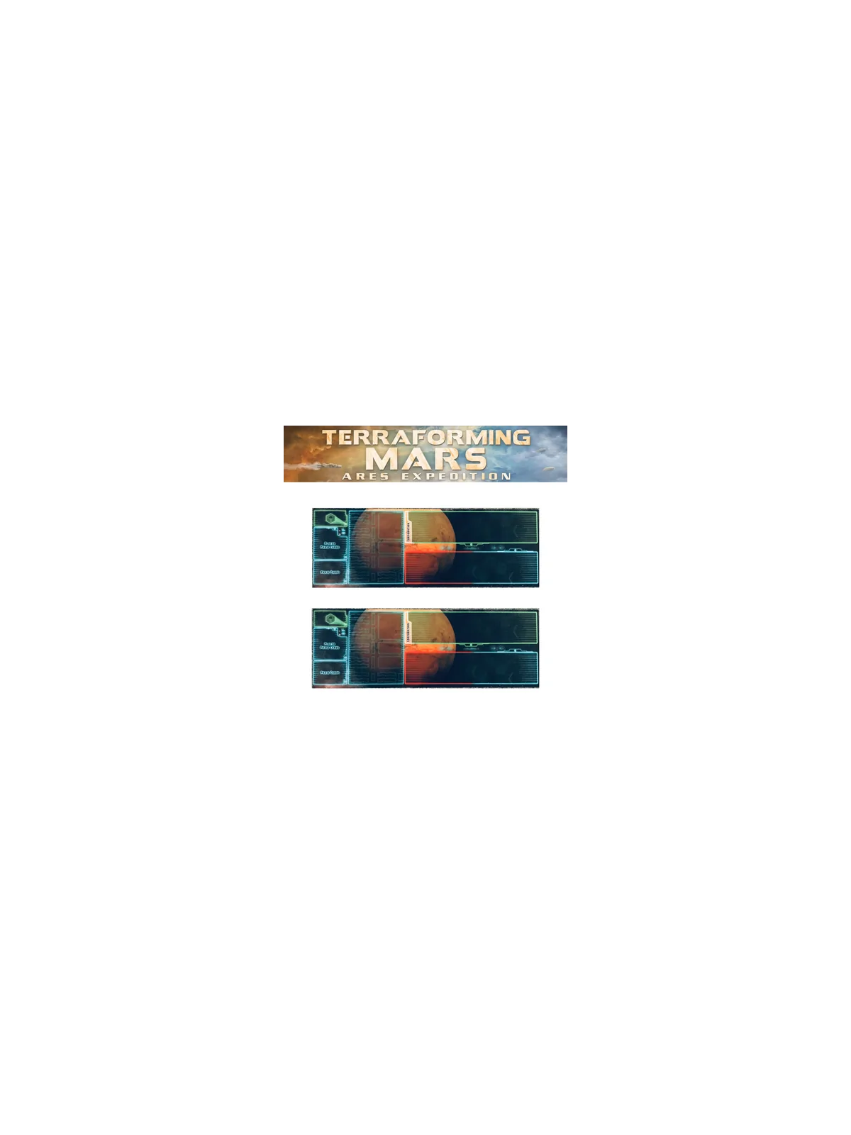 Tapete de Neopreno (2 unidades) - Expedición Ares - Terraforming Mars de Maldito Games en Tapetes | La Cueva Roja