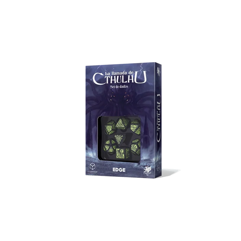 La Llamada de Cthulhu: Set de Dados de Edge en Dados | La Cueva Roja