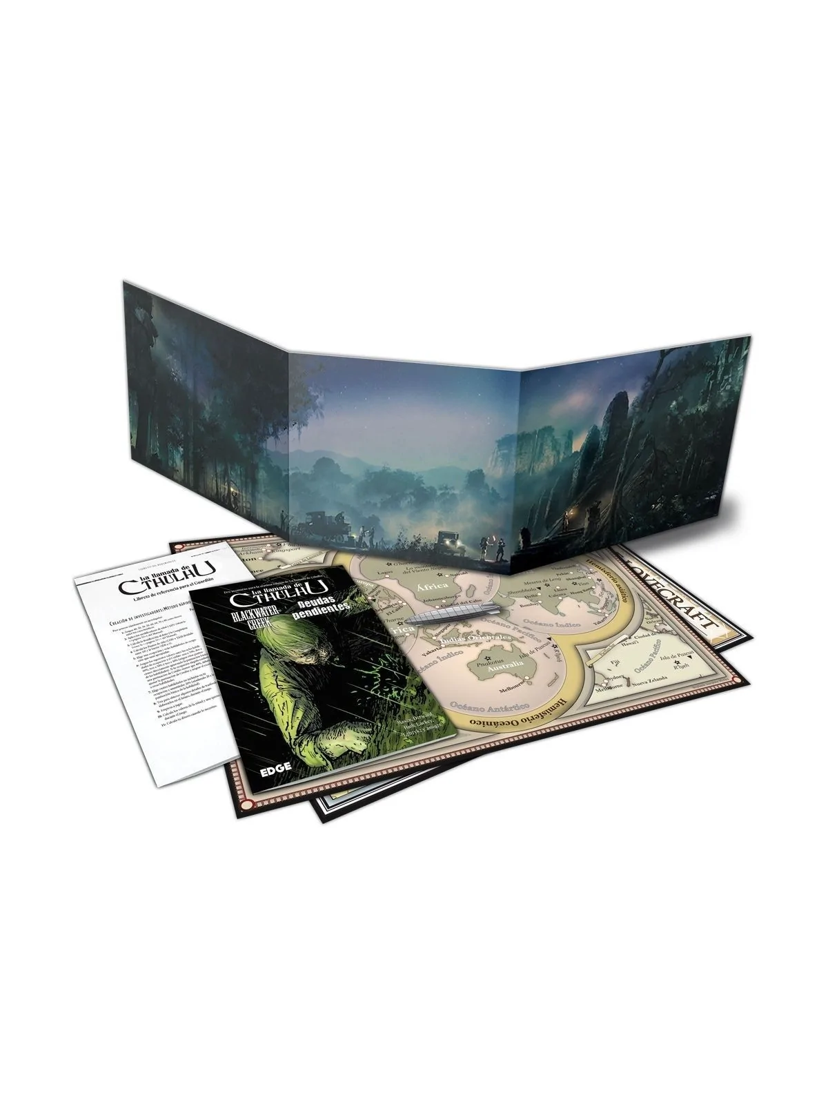 La Llamada de Cthulhu: Pantalla del Guardián de Edge en Juegos de Rol | La Cueva Roja