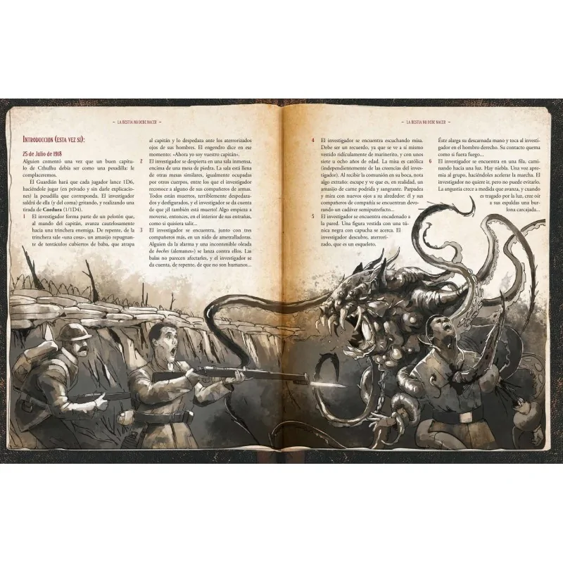 La Llamada de Cthulhu: La Bestia no Debe Nacer de Shadowlands Ediciones en Juegos de Rol | La Cueva Roja