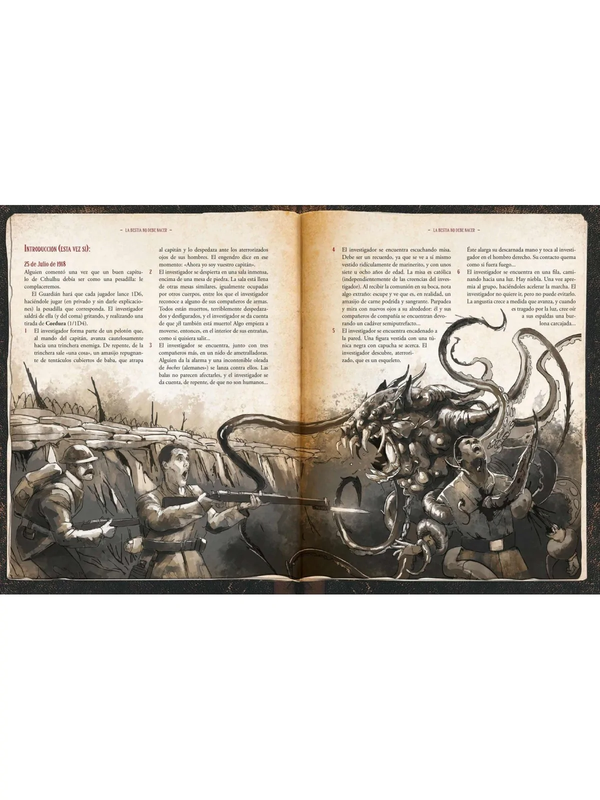 La Llamada de Cthulhu: La Bestia no Debe Nacer de Shadowlands Ediciones en Juegos de Rol | La Cueva Roja
