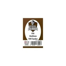 Steel Armour USA (Pack of 100) (58x89mm) de Steel Armour en Fundas | La Cueva Roja