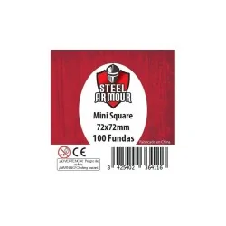 Steel Armour Square Mini (Pack of 100) (72x72mm) de Steel Armour en Fundas | La Cueva Roja
