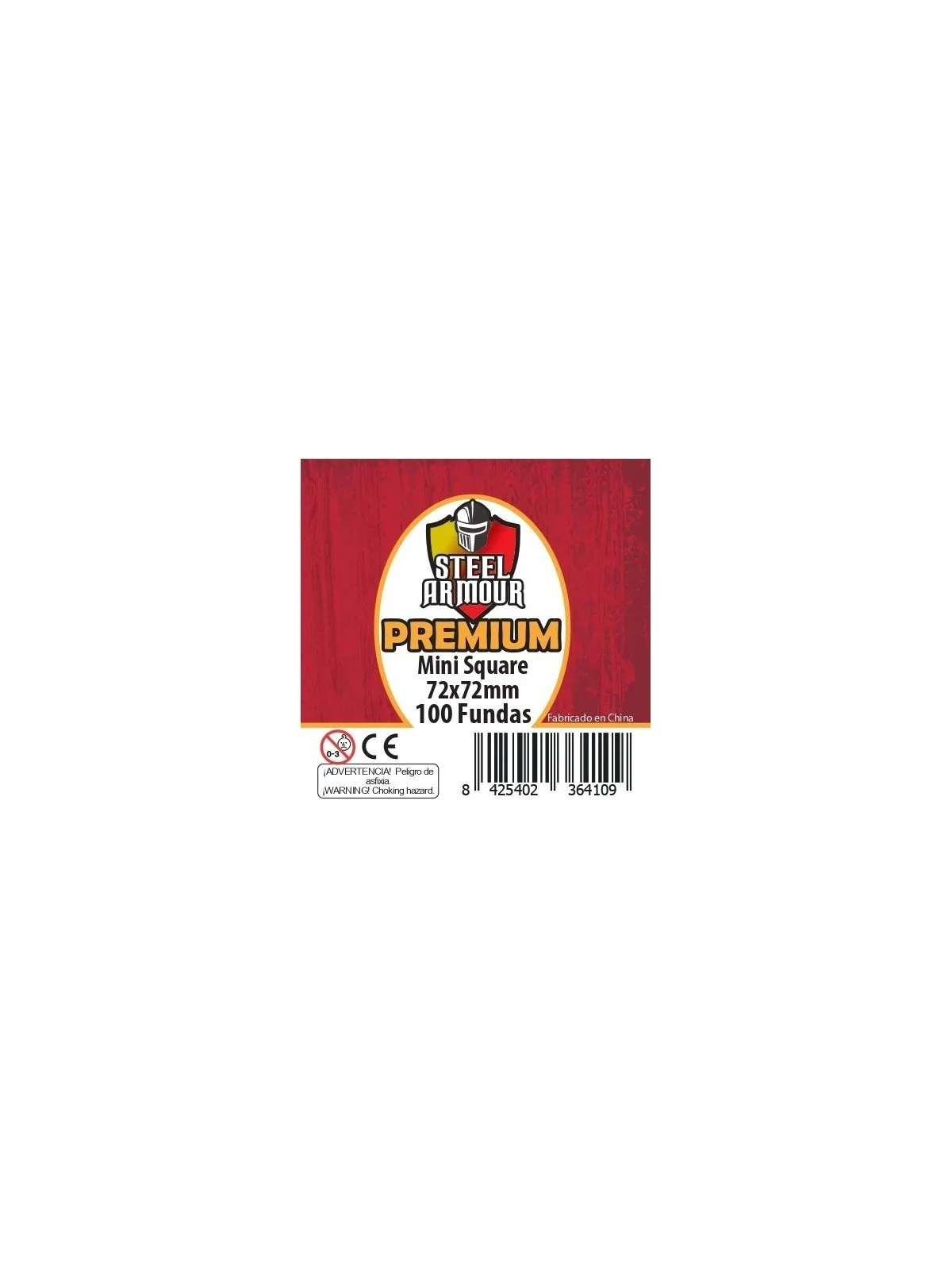 Steel Armour Square Mini Premium (Pack of 100) (72x72mm) de Steel Armour en Fundas | La Cueva Roja