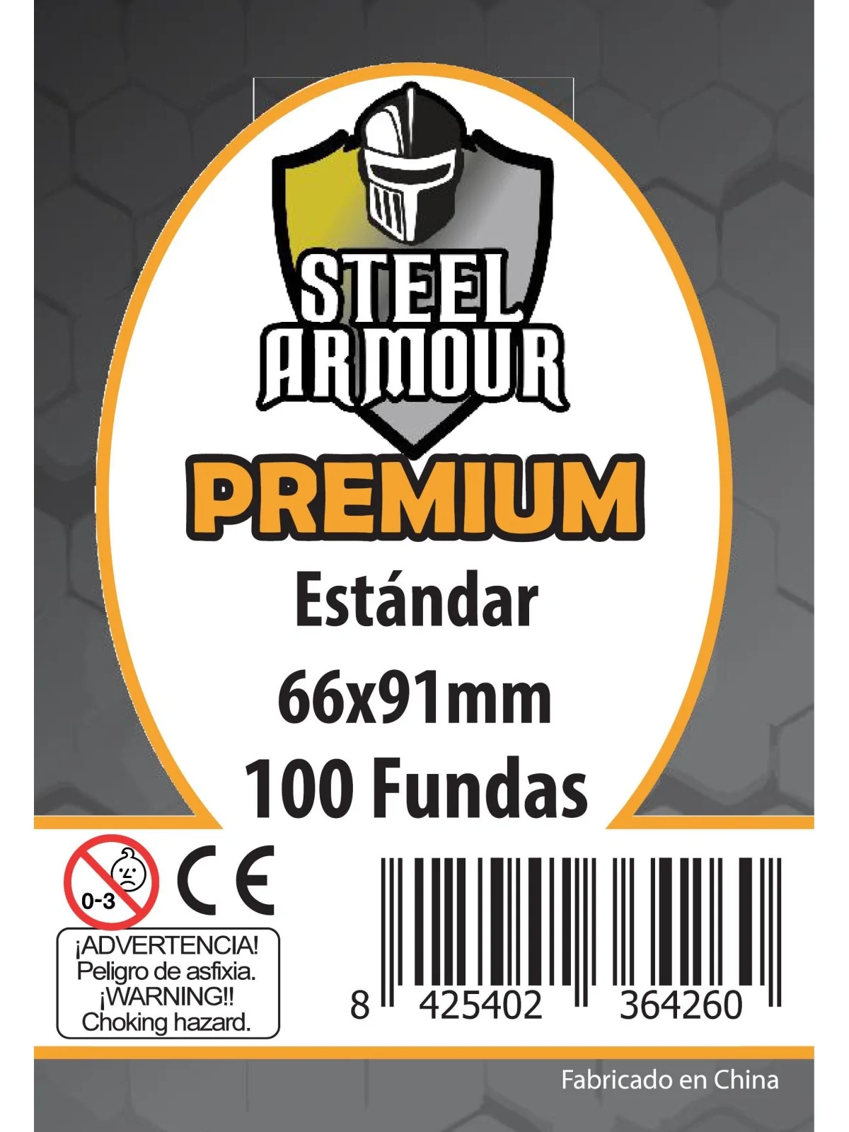 Steel Armour Estándar Premium (Pack of 100) (66x91mm) de Steel Armour en Fundas | La Cueva Roja
