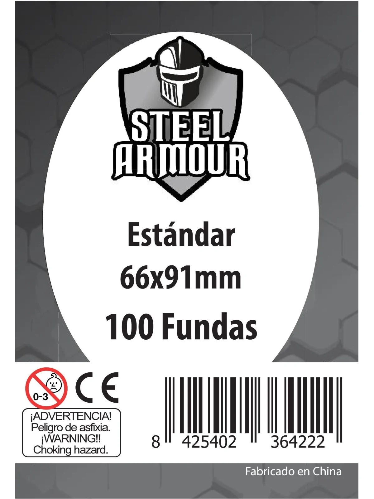 Steel Armour Estándar (Pack of 100) (66x91mm) de Steel Armour en Fundas | La Cueva Roja