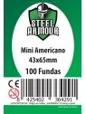Steel Armour Mini Americano (Pack of 100) (43x65mm) de Steel Armour en Fundas | La Cueva Roja