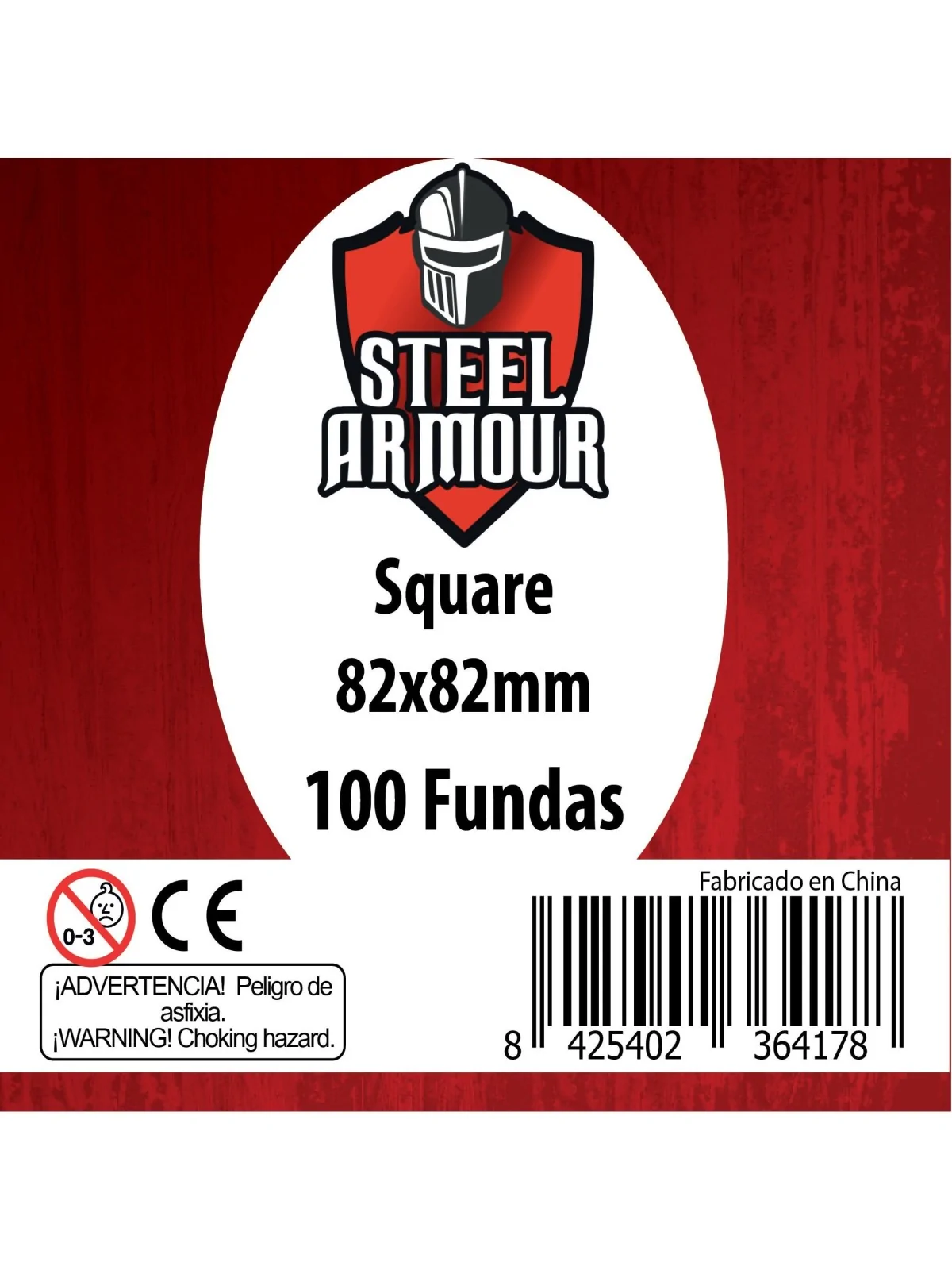Steel Armour Square (Pack of 100) (82x82mm) de Steel Armour en Fundas | La Cueva Roja