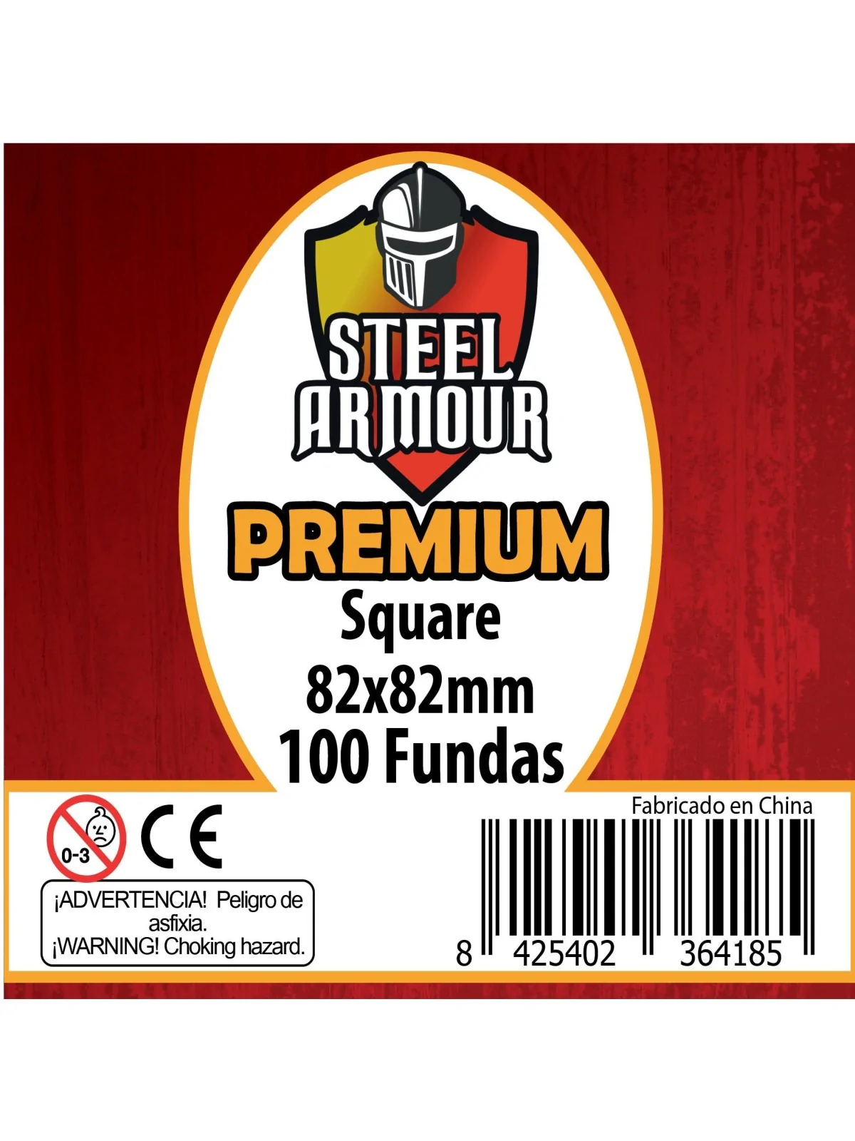 Steel Armour Square Premium (Pack of 100) (82x82mm) de Steel Armour en Fundas | La Cueva Roja