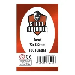 Steel Armour Tarot (Pack of 100) (72x122mm) de Steel Armour en Fundas | La Cueva Roja