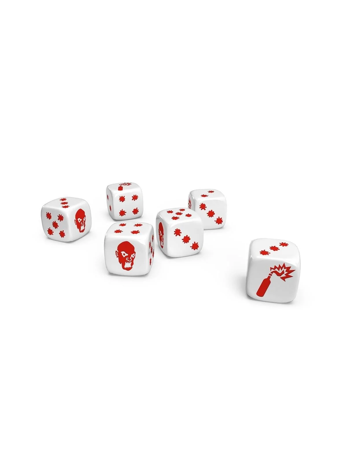 Zombicide Segunda Edición: Special B/W Dice de CMON en Dados | La Cueva Roja