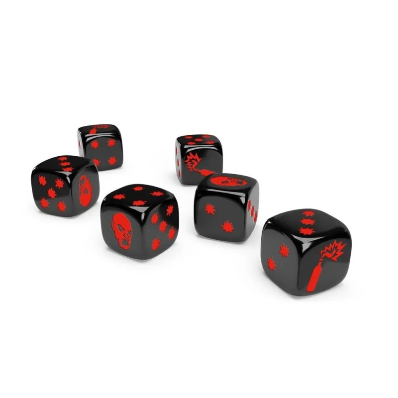 Zombicide Segunda Edición: Special B/W Dice de CMON en Dados | La Cueva Roja