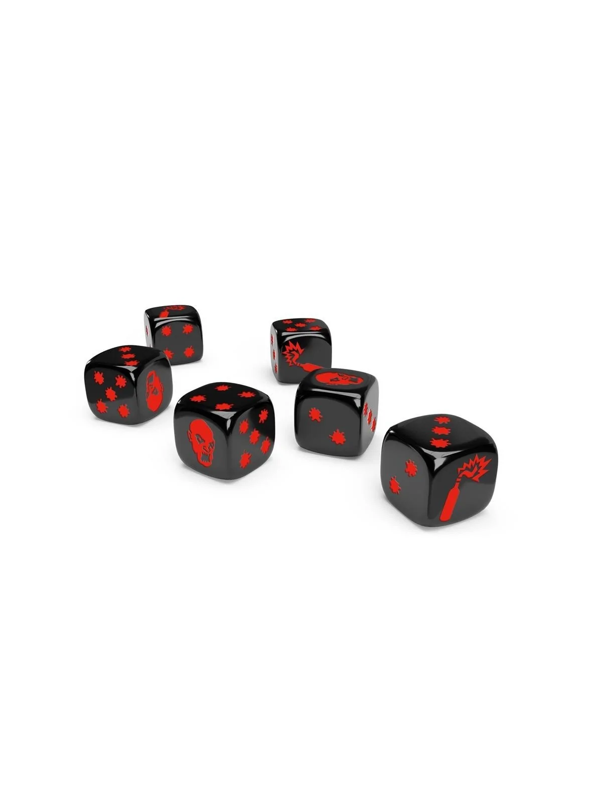 Zombicide Segunda Edición: Special B/W Dice de CMON en Dados | La Cueva Roja