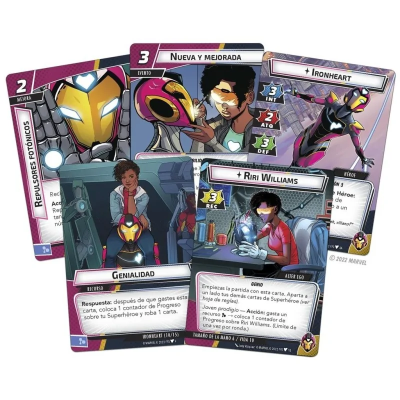 Marvel Champions: Ironheart de Fantasy Flight Games en Juegos de Cartas | La Cueva Roja