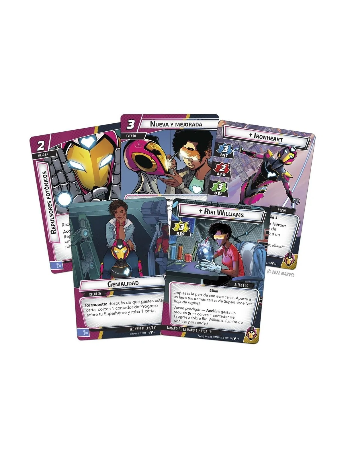 Marvel Champions: Ironheart de Fantasy Flight Games en Juegos de Cartas | La Cueva Roja