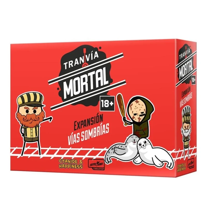Tranvía Mortal: Expansión Vías Sombrías de Asmodee en Juegos de Tablero | La Cueva Roja