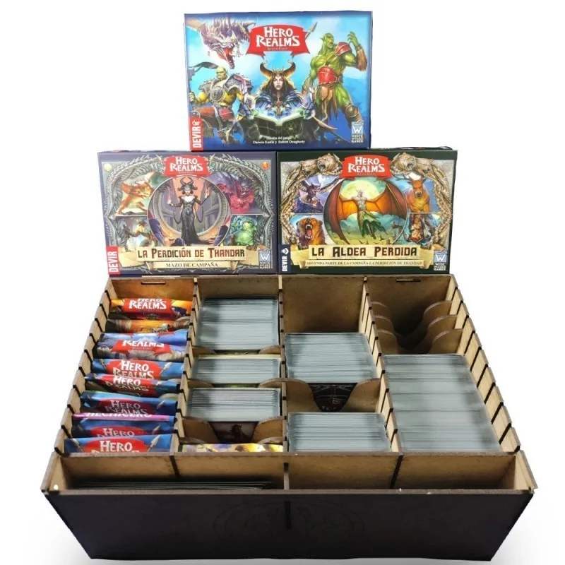 Caja Compatible con Hero Realms (Base + Expansiones) [Inserto] de WithOut Mess en Insertos | La Cueva Roja