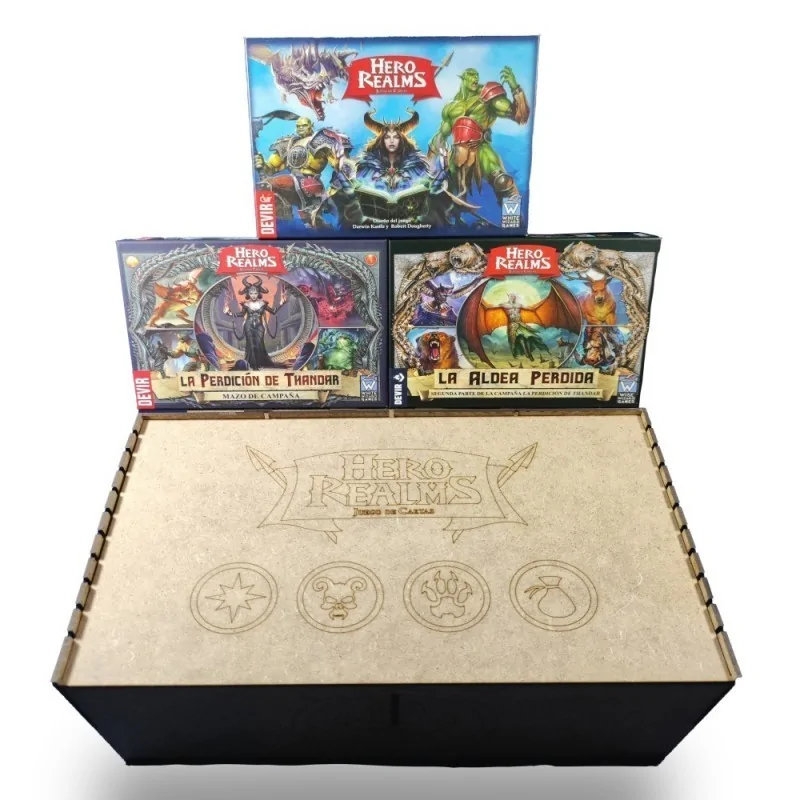 Caja Compatible con Hero Realms (Base + Expansiones) [Inserto] de WithOut Mess en Insertos | La Cueva Roja