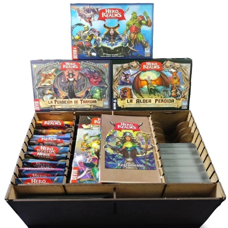 Caja Compatible con Hero Realms (Base + Expansiones) [Inserto] de WithOut Mess en Insertos | La Cueva Roja