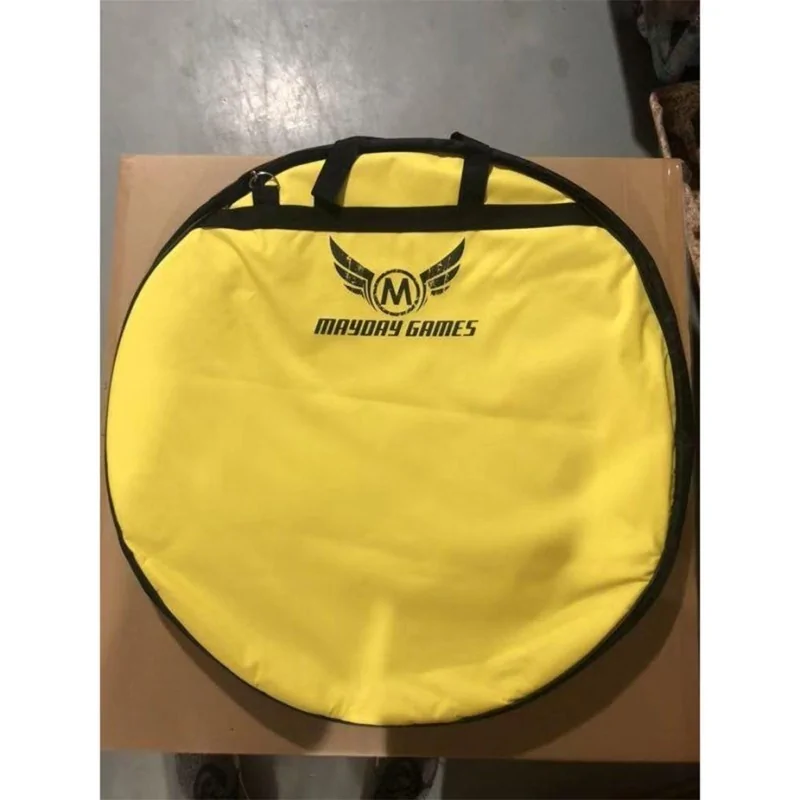Estuche de Transporte Crokinole Deluxe - Amarillo de Mayday en Accesorios | La Cueva Roja