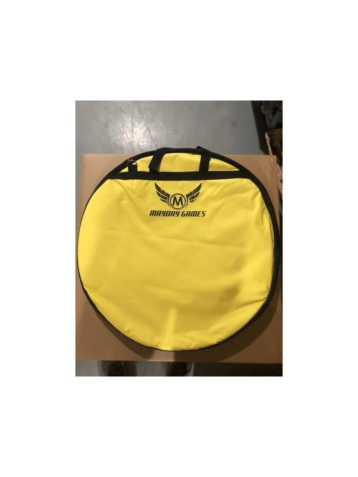 Estuche de Transporte Crokinole Deluxe - Amarillo de Mayday en Accesorios | La Cueva Roja